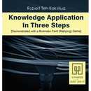 Knowledge Application In Three Steps: Demonstrated with a Business Card (Mahjong) Game
