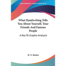 What Handwriting Tells You About Yourself, Your Friends And Famous People: A Key To Grapho-Analysis