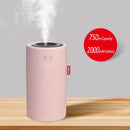 Wireless Air Humidifier USB Portbale Aroma Diffuser 2000mAh Battery Rechargeable Umidificador Essential Oil Humidificador
